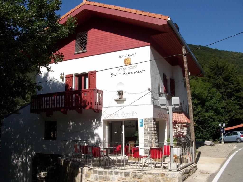 Hostal Rural Arrobi Borda Eugi Bagian luar foto