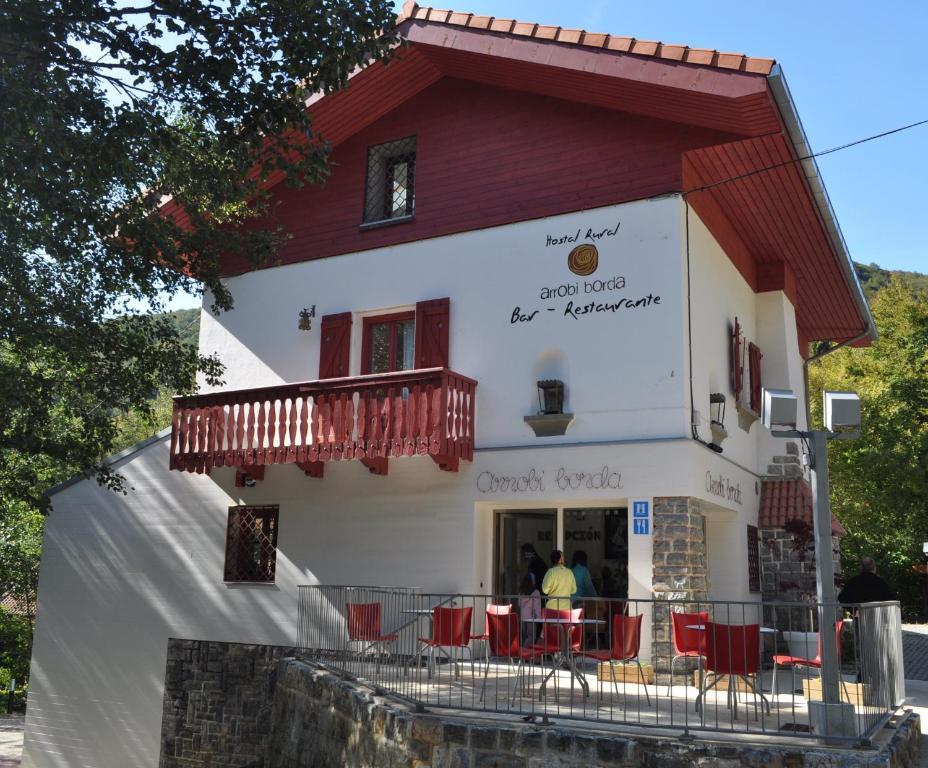 Hostal Rural Arrobi Borda Eugi Bagian luar foto